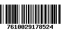 Código de Barras 7610029178524