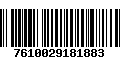 Código de Barras 7610029181883