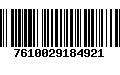 Código de Barras 7610029184921