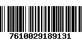 Código de Barras 7610029189131