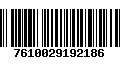 Código de Barras 7610029192186