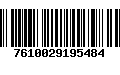 Código de Barras 7610029195484