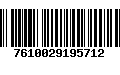 Código de Barras 7610029195712