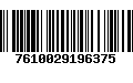 Código de Barras 7610029196375