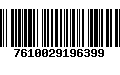 Código de Barras 7610029196399