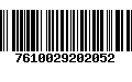 Código de Barras 7610029202052