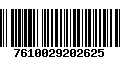 Código de Barras 7610029202625