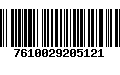 Código de Barras 7610029205121