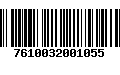 Código de Barras 7610032001055