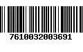 Código de Barras 7610032003691