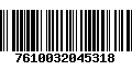 Código de Barras 7610032045318