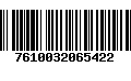 Código de Barras 7610032065422