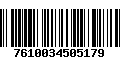 Código de Barras 7610034505179