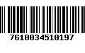 Código de Barras 7610034510197