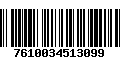 Código de Barras 7610034513099