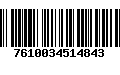 Código de Barras 7610034514843