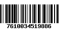 Código de Barras 7610034519886