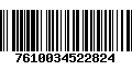 Código de Barras 7610034522824