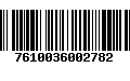 Código de Barras 7610036002782