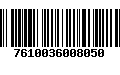 Código de Barras 7610036008050