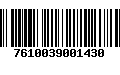 Código de Barras 7610039001430