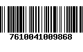 Código de Barras 7610041009868