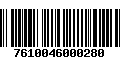 Código de Barras 7610046000280