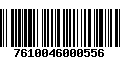 Código de Barras 7610046000556