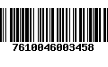 Código de Barras 7610046003458