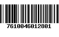 Código de Barras 7610046012801