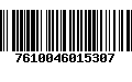 Código de Barras 7610046015307