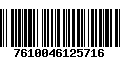 Código de Barras 7610046125716