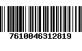 Código de Barras 7610046312819