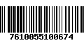 Código de Barras 7610055100674