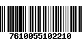 Código de Barras 7610055102210