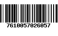 Código de Barras 7610057026057