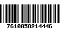 Código de Barras 7610058214446