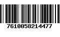 Código de Barras 7610058214477