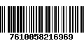 Código de Barras 7610058216969