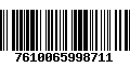 Código de Barras 7610065998711