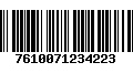 Código de Barras 7610071234223