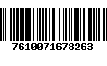 Código de Barras 7610071678263