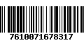 Código de Barras 7610071678317