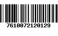 Código de Barras 7610072120129