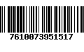 Código de Barras 7610073951517