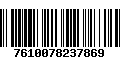 Código de Barras 7610078237869