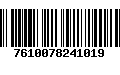 Código de Barras 7610078241019