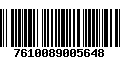 Código de Barras 7610089005648