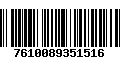 Código de Barras 7610089351516