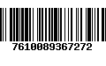 Código de Barras 7610089367272